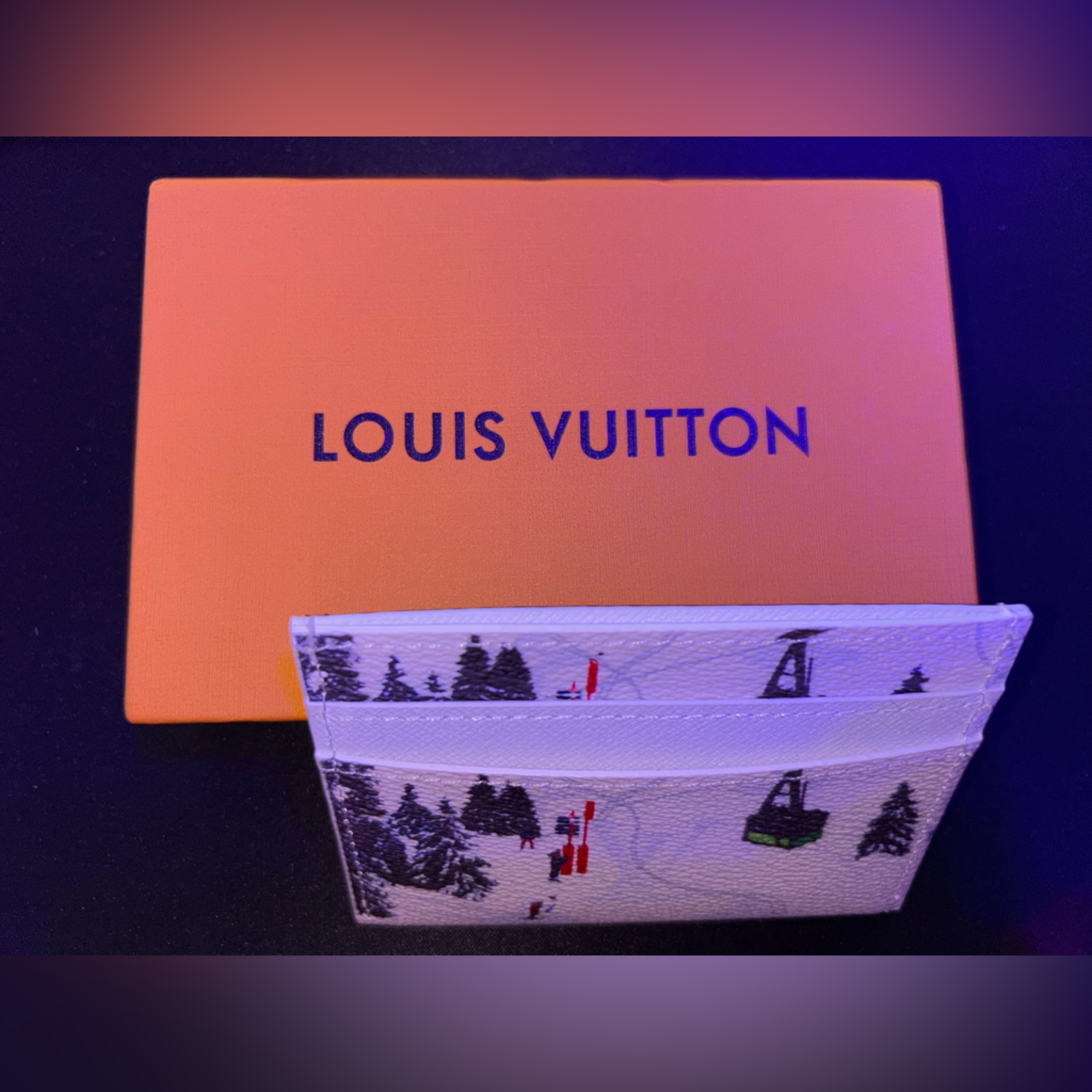 Louis Vuitton Double Card Holder, M14864.